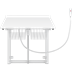 Puslebord, 800 x 900 mm, elektrisk højderegulérbart