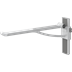 PLUS toiletsteun, 850 mm, rechtshandige bediening