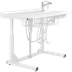 Puslebord, 800 x 1400 mm, elektrisk højderegulérbart, med sanitet og armatur med håndbruser