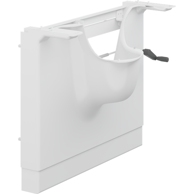 MATRIX manual basin unit, right-facing, height adjustable