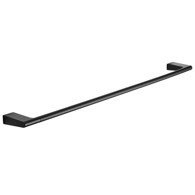 Håndklædestang, enkelt, 810 mm, mat sort