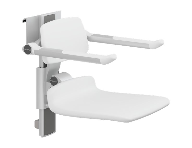 PLUS shower seat 450, manually height and sideways adjustable 