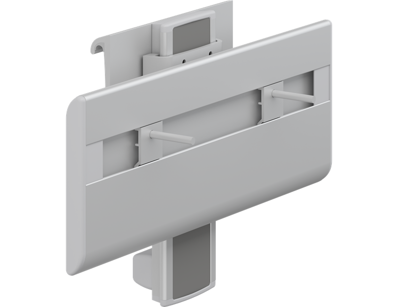 PLUS wash basin bracket with lever control, manually height and sideways adjustable
