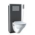 Oplossing met SELECT TL1 hoog-laag toiletsysteem elektrisch in hoogte verstelbaar , wandcloset en toiletzitting Dania