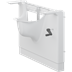MATRIX manual basin unit, right-facing, height adjustable